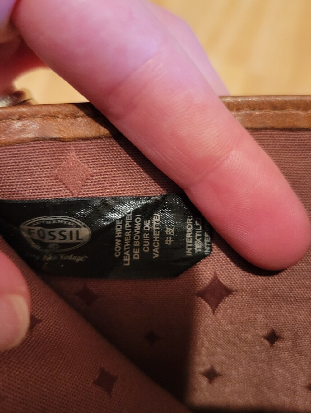 Fossil Marlow Bifold Brown Cowhide Leather Wallet - Picture 5 of 8